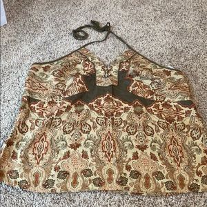 Lane Bryant beaded halter top